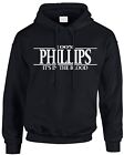 Phillips Surname Men's Hoodie Funny Name Family Hooded Sweatshirt Gift Hoody