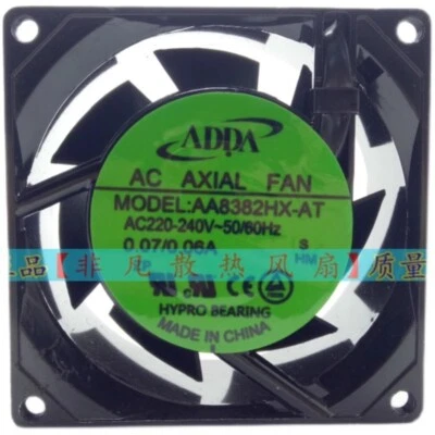 ADDA AA8382HX-AT 8038 220V 0.07A Socket Type Industrial Cooling Axial Fan - Image 1 of 4