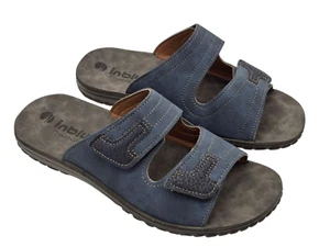 Ciabatte Inblu Uomo Blu con Doppio Strappo Regolabile - Comfort Ottimale - Imagen 1 de 7