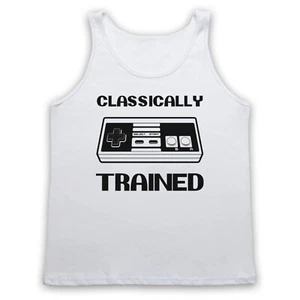 CLASSICALLY TRAINED UNOFFICIAL VIDEO GAME NES RETRO ADULTS VEST TANK TOP - Picture 1 of 11