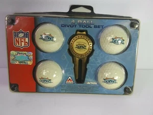NFL Super Bowl XXXIX 2005 Golfset - 4 Bälle & Divot Tool McArthur Action NEU  - Bild 1 von 8