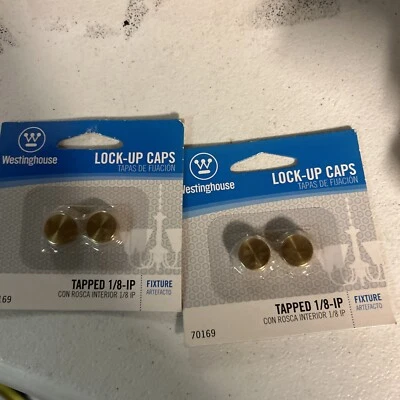 2 paquetes Westinghouse 7016900 - dos tapas de bloqueo de 9/16" F1 Foto 1 de 4