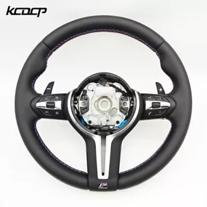Custom M Steering Wheel Fit for BMW E90 E91 E70 E71 E92 E93 E81 E82 E87 X5M X6M - Picture 1 of 6