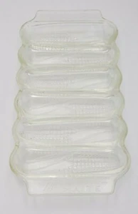 Vintage Wunder Mais Klarglas Mais Brot Backform Maiskolben Design 12"x6" - Bild 1 von 4