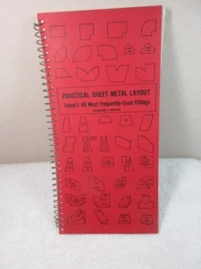 1969 1st Edition Practical Sheet Metal Layout Richard Budzik Chicago, HVAC, VG - Bild 1 von 16
