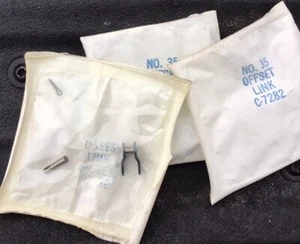 NEW  Offset Link No. 35 C-7282 , Lot Of Three In This Sale - Picture 1 of 4