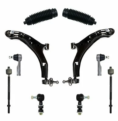 10 New Pc Lower Control Arms Tie Rod Sway Bar Kit for Nissan Sentra 2000-2006 - Image 1 of 4