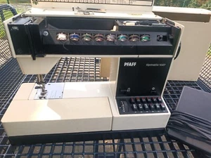 Nähmaschine PFAFF TIPMATIC 1027 mit Zubehör Seide Baumwolle Jeans Leder - Bild 1 von 9