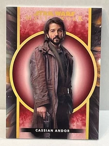 2022 TOPPS STAR WARS MASTERWORK #70 CASSIAN ANDOR #/25 RED #06/25 - Picture 1 of 2