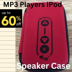clearance sale G-TECH NXT Protective Speaker Case RED Plays all MP3 Players IPod - Picture 1 of 13