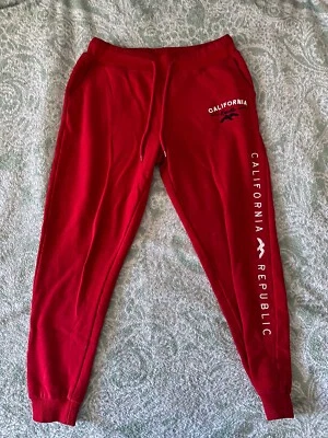 Joggers femininas Reflex California Republic vermelhas tamanho médio - Imagem 1 de 4
