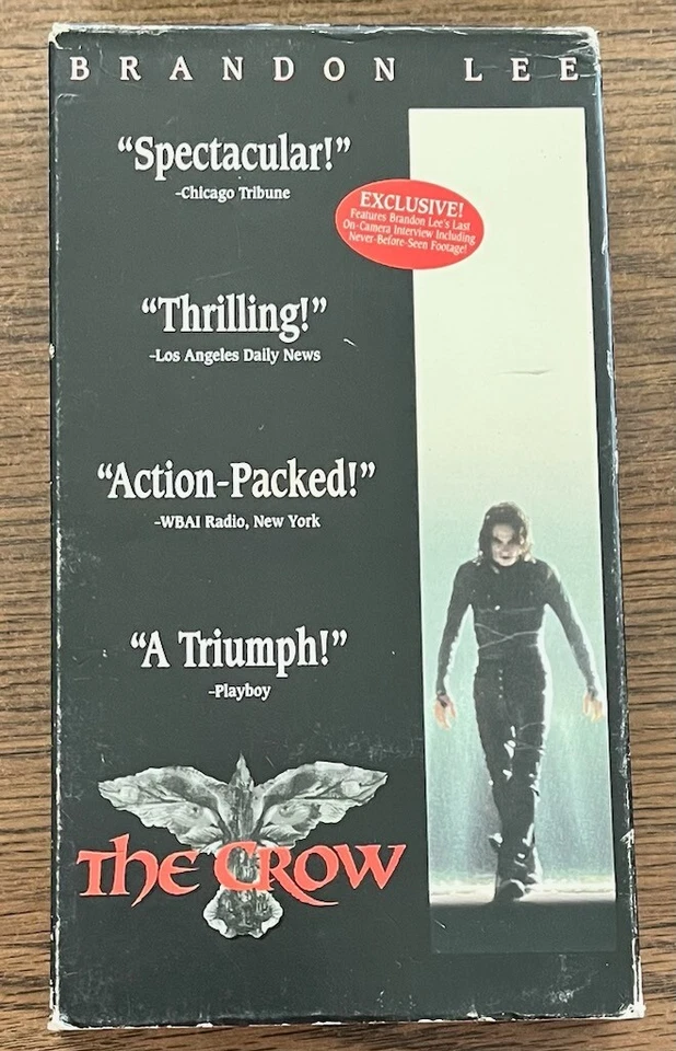 The Crow VHS 1994 Brandon Lee Foto 1 de 1