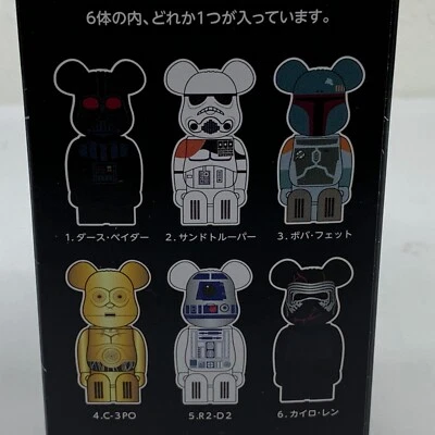 Medicom Toy BE@RBRICK Cleverin Bearbrick Star Wars Juego de 6 Piezas Competición Figura  Foto 1 de 4