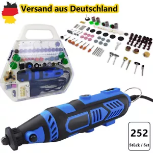 252-tlg Mini Schleifer Multifunktionswerkzeug Schleifmaschine Set Schleifgerät - Bild 1 von 14