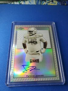 2020 Patrick Jenkins Leaf All American Metal Flag Proof Auto /20 - Picture 1 of 2