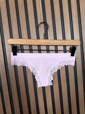 New Victoria's Secret Panties Small Womens Purple Pink Lacey String / Thong - Image 1 of 4