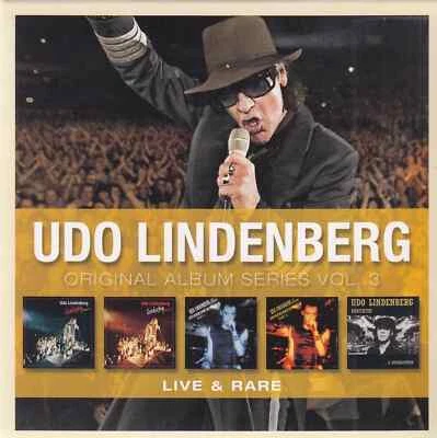 UDO LINDENBERG--Original Album Series Vol. 3--"Live & Rare"-(5CD)--NEU & OVP - Bild 1 von 2