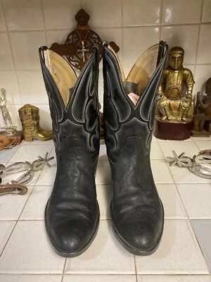 Rios of Mercedes ручной работы ELI RIOS коллекции CUSTOM Western ковбойские сапоги 10.5D - Изображение 1 из 4