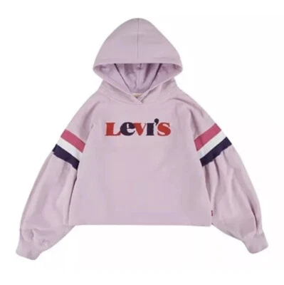 LEVI’S Niña’s Sudadera con Capucha Rosa Alto Talla Grande Foto 1 de 4