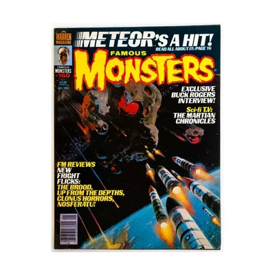 Warren Pub Famous Monst  #160 "New Fright Flicks, Buck Rogers Interview  Mag VG - Image 1 of 2