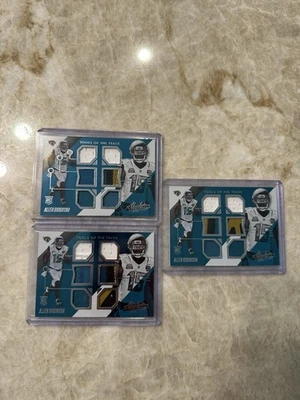 (3) Lot 2014 Absolute Allen Robinson Tools of the Trade RC Quad Jersey RC /249 - Image 1 of 4