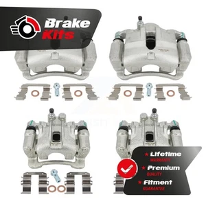 Front Rear Brake Caliper Kit For 2010-2015 Hyundai Tucson 2011-2016 Kia Sportage - Picture 1 of 1
