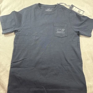 Vinyard Vines Vintage Tee Navy Kids Size S (8-10) - Picture 1 of 8
