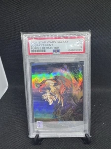 💎 2021 Star Wars Galaxy Logray's Hunt Ewok PURPLE /25 PSA 9 💎 - Picture 1 of 3
