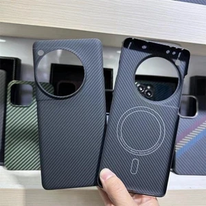 Back Cover Genuine Carbon Fiber Ultra Thin Matte Fr OnePlus 12 Slim MagSafe Case - Picture 1 of 24