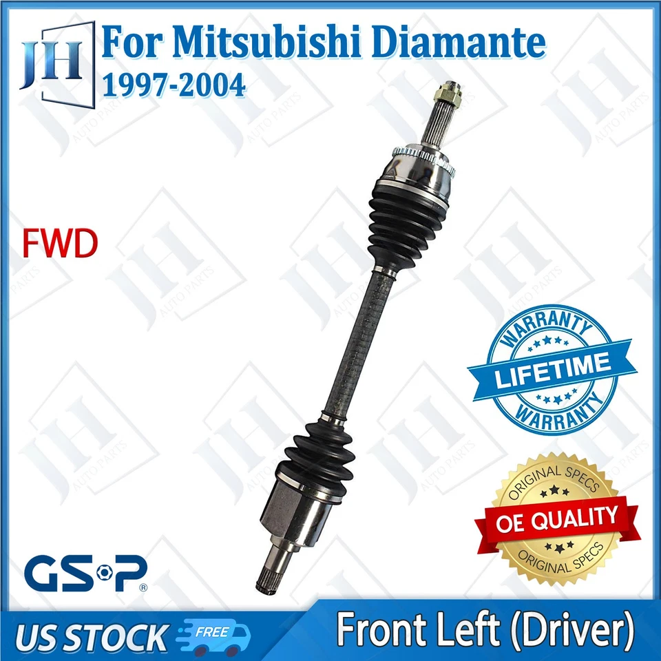 OE Front Left Driver CV Axle Shaft For 1997-2004 Mitsubishi Diamante V6 3.5L FWD - Image 1 of 4