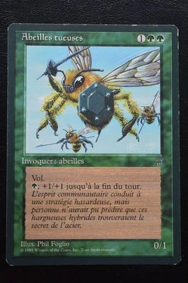 Magic The Gathering MTG KILLER BEES FRENCH Renaissance MP Moderately Played - Image 1 of 2