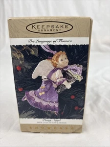 Hallmark Keepsake 1996 Pansy Angel Christmas Tree Ornament w/Original Box - Picture 1 of 4