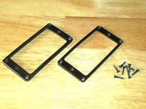 Gibson 1980 Black 13 & M8 Humbucker Pickup Rings - Picture 1 of 1
