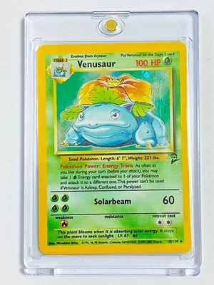 1999 Pokemon VENUSAUR Base Set HOLO Foil Rare Unlimited Edition Card 15/102 JPN - Image 1 of 4