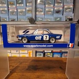 Spark Modell Maßstab 1:43 SF038 BMW CSL #7 Championnat de France Produktion 1976 - Bild 1 von 9