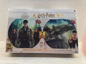 Harry Potter Wizarding World 3D Puzzle Lot - 2 Puzzles w/ 500 Pieces Each - Comp - Picture 1 of 4