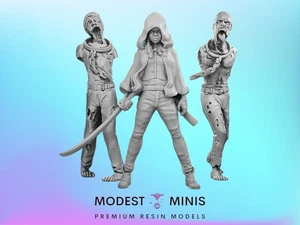 Survivor M and Zombies - 28mm 32mm | Zombicide |Vaultz - Picture 1 of 2