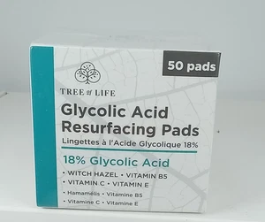 TREE OF LIFE GLYCOLIC ACID RESURFACING 50 PADS BB DATE 01/2028 - Bild 1 von 3