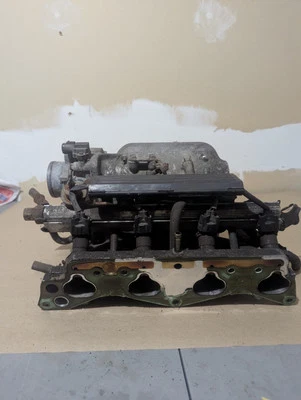 1996-1998 Honda Civic D16Y8 VTEC Intake Manifold W Throttle Body INJECTORS — 第 1/4 张图片