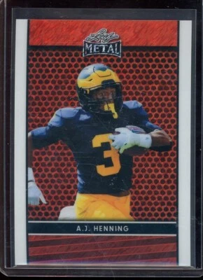2024 Leaf Collective Metal Orange Shimmer AJ Henning Rc #1 (6/10) - Image 1 of 2