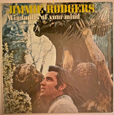 JIMMIE RODGERS WINDMILLS OF YOUR MIND ORIG VINTAGE 1969 NM VINYL RECORD ALBUM LP - Image 1 of 2