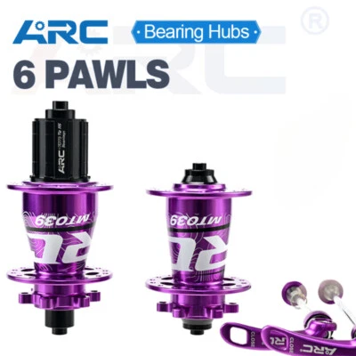 32H Bicycle Hub 6 Pawls 114 Clicks Mountain Bike Disc Brake Bearing Hub HG/MS/XD - Image 1 of 4