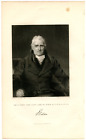 John Scott Earl Eldon, britischer Lord High Chancellor, 1831 Stahlgravur 9672