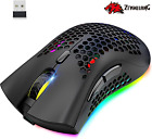 WirelessLightweight Gaming Mouse Honeycomb with7Button Ergonomic Shell forPC Mac