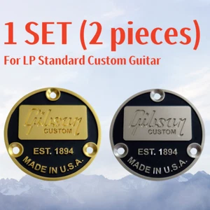 2 pcs Guitar Toggle Switch Metal Back Cover Black For LP Standard Custom Guitar - Picture 1 of 8