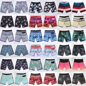 Hurley Swimming Board Shorts Mens Surf Trunks Stretch Waterproof Beachshorts H04 - Picture 1 of 98