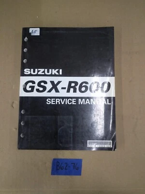 OEM 2004 Suzuki GSX-600 K4 Service Manual 99500-35090-03E - Image 1 of 4