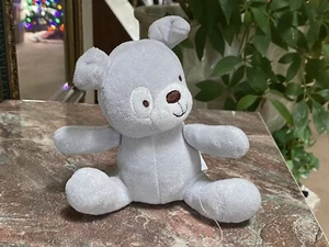 RARE HTF Carters Child of Mine Grey Puppy Spot Eye 5 " 2015 Stuffed Adorable - Picture 1 of 6