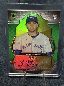 Yariel Rodriguez 2024 Topps Triple Threads RC - RA-YAR - Blue Jays - Picture 1 of 2