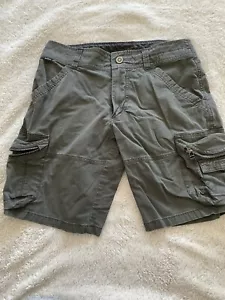 Kuhl Ramblr Shorts Mens 30 Green Vintage Patina Dye 10" Cargo Utility Outdoor - Picture 1 of 10